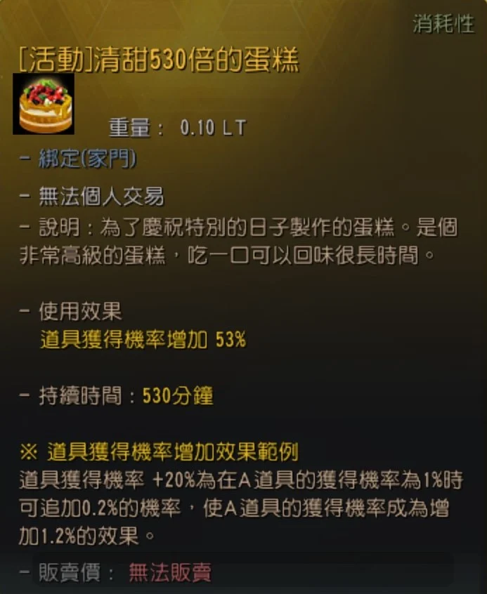 道具获得机率增加道具 · 图示 37