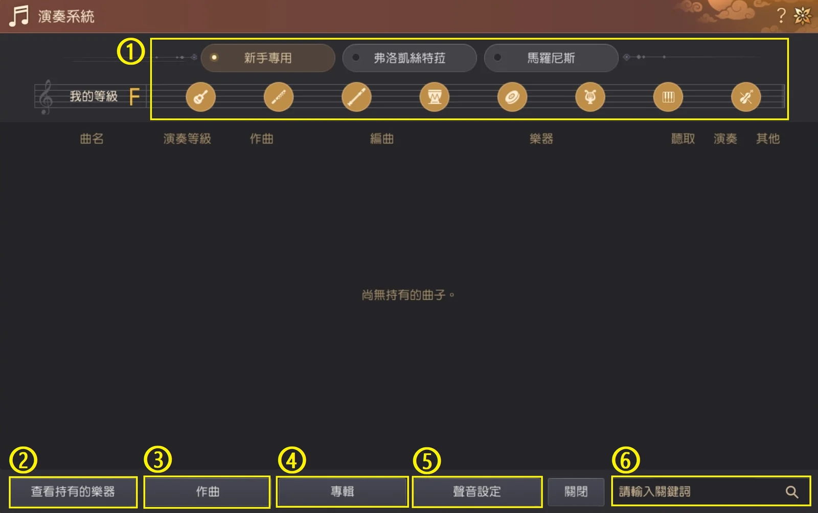 演奏系统 · 图示 3