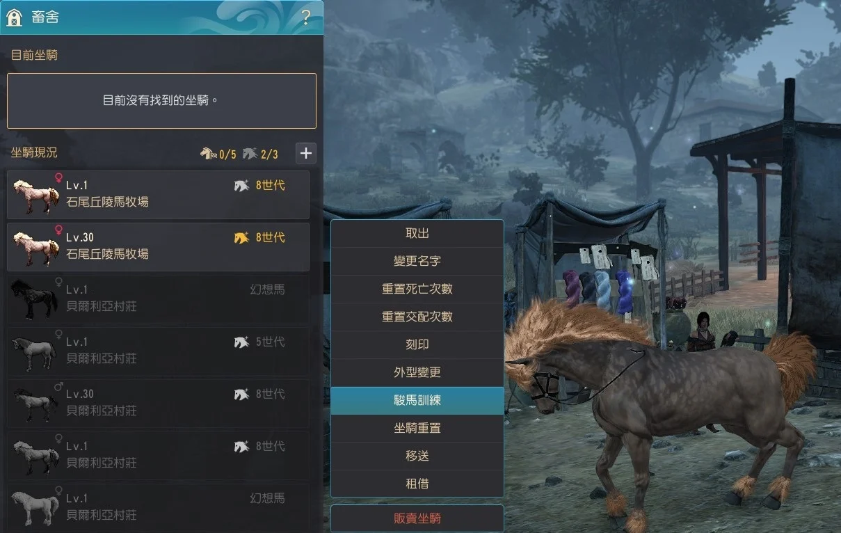 觉醒幻想马时各种类出现机率 · 图示 1