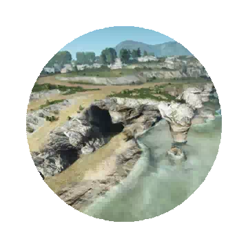 海岸绝壁知识图标